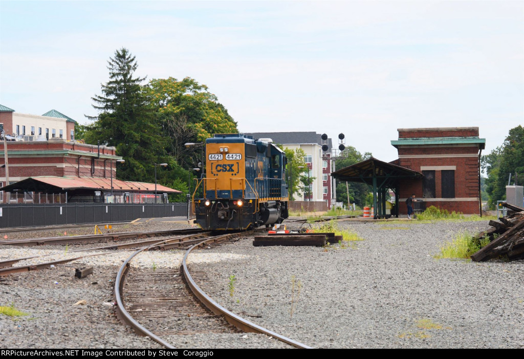 Backing onto the Valley Interchange Track